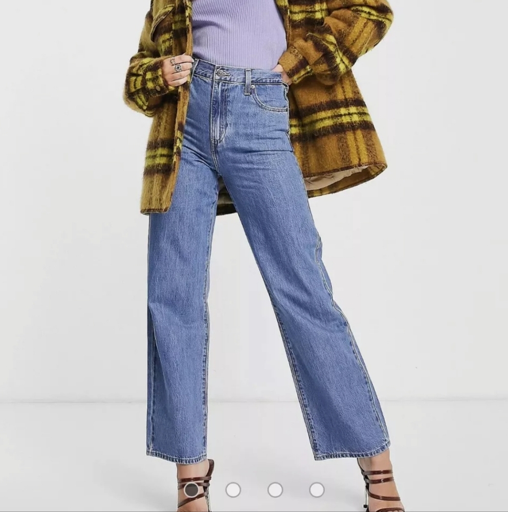 Levi's High Waisted Straight Jeans